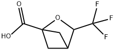 2-Oxabicyclo[2.1.1]hexane-1-carboxylic acid, 3-(trifluoromethyl)- Struktur