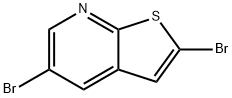 Thieno[2,3-b]pyridine, 2,5-dibromo- Struktur