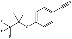 4-(1,1,2,2,2-Pentafluoroethoxy)benzonitrile Struktur