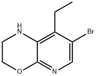 1H-Pyrido[2,3-b][1,4]oxazine, 7-bromo-8-ethyl-2,3-dihydro- Struktur