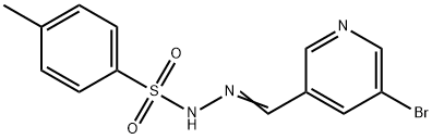 (E)-N'-((5-bromopyridin-3-yl)methylene)-4-methylbenzenesulfonohydrazide Struktur