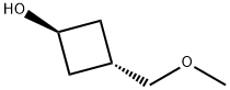 trans-3-(Methoxymethyl)cyclobutanol Struktur