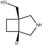 3-Azabicyclo[3.2.0]heptane-1-methanol, (1R,5R)- Struktur