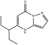 Pyrazolo[1,5-a]pyrimidin-7(4H)-one, 5-(1-ethylpropyl)- Struktur