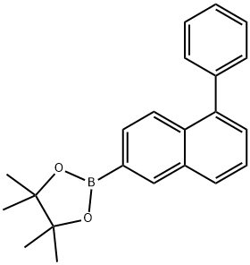 1,3,2-Dioxaborolane, 4,4,5,5-tetramethyl-2-(5-phenyl-2-naphthalenyl)- Struktur