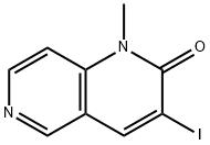 1,6-Naphthyridin-2(1H)-one, 3-iodo-1-methyl- Struktur