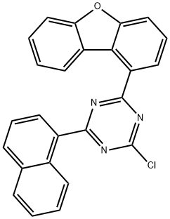 2-氯-4-(1-二苯并呋喃基)-6-(1-萘)-1,3,5-三嗪, 2417986-80-0, 結(jié)構(gòu)式