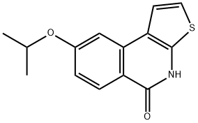 Thieno[2,3-c]isoquinolin-5(4H)-one, 8-(1-methylethoxy)- Struktur