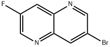 3-bromo-7-fluoro-1,5-naphthyridine Struktur