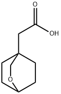 2-Oxabicyclo[2.2.2]octane-4-acetic acid Struktur