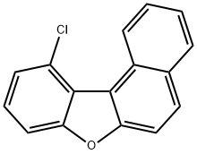 Benzo[b]naphtho[1,2-d]furan, 11-chloro- Struktur