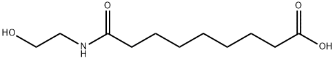 Nonanoic acid, 9-[(2-hydroxyethyl)amino]-9-oxo- Struktur