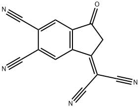 1H-Indene-5,6-dicarbonitrile, 1-(dicyanomethylene)-2,3-dihydro-3-oxo- Struktur