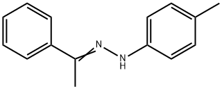 Ethanone, 1-phenyl-, 2-(4-methylphenyl)hydrazone Struktur