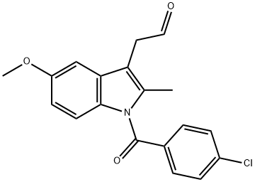 1H-Indole-3-acetaldehyde, 1-(4-chlorobenzoyl)-5-methoxy-2-methyl-