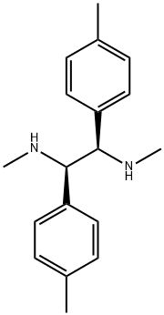 1,2-Ethanediamine, N1,N2-dimethyl-1,2-bis(4-methylphenyl)-, (1R,2R)- Struktur