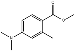 Benzoic acid, 4-(dimethylamino)-2-methyl-, methyl ester Struktur