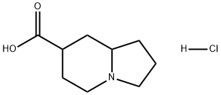 7-Indolizinecarboxylic acid, octahydro-, hydrochloride (1:1) Struktur