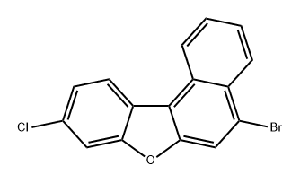 Benzo[b]naphtho[1,2-d]furan, 5-bromo-9-chloro- Struktur