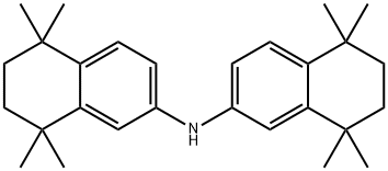 2-Naphthalenamine, 5,6,7,8-tetrahydro-5,5,8,8-tetramethyl-N-(5,6,7,8-tetrahydro-5,5,8,8-tetramethyl-2-naphthalenyl)- Struktur