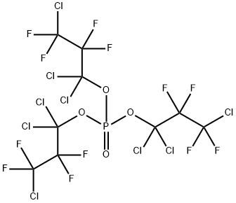 1-Propanol, 1,1,3-trichloro-2,2,3,3-tetrafluoro-, phosphate (3:1) (8CI,9CI) Struktur