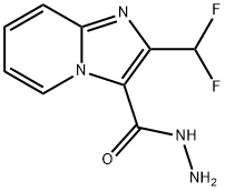 2-(Difluoromethyl)imidazo[1,2-a]pyridine-3-carbohydrazide Struktur