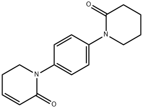 2(1H)-Pyridinone, 5,6-dihydro-1-[4-(2-oxo-1-piperidinyl)phenyl]- Struktur