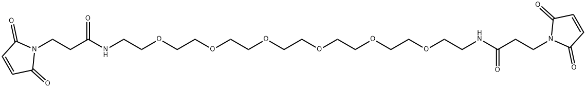 Bis-Mal-PEG6 Struktur