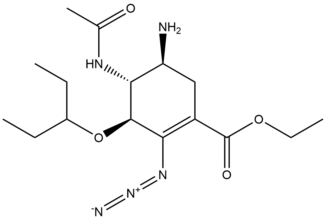 Oseltamivir EP Impurity B Struktur