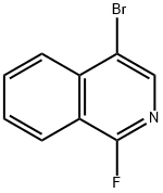 Isoquinoline, 4-bromo-1-fluoro- Struktur