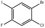 1-Bromo-2-chloro-4-fluoro-5-iodobenzene Struktur