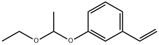 Benzene, 1-ethenyl-3-(1-ethoxyethoxy)- Struktur