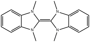 1H-Benzimidazole, 2-(1,3-dihydro-1,3-dimethyl-2H-benzimidazol-2-ylidene)-2,3-dihydro-1,3-dimethyl- Struktur