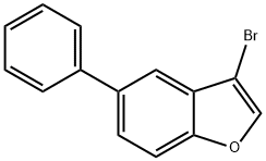 Benzofuran, 3-bromo-5-phenyl- Struktur