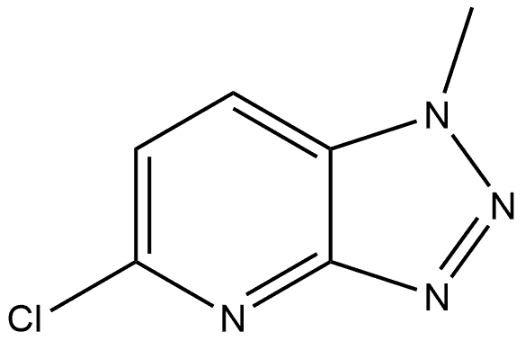 5-chloro-1-methyl-1H-[1,2,3]triazolo[4,5-b]pyridine Struktur