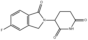 3-(5-氟-1-氧代異吲哚啉-2-基)哌啶-2,6-二酮, 2468780-76-7, 結(jié)構(gòu)式