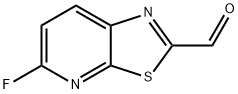 5-Fluorothiazolo[5,4-b]pyridine-2-carboxaldehyde Struktur