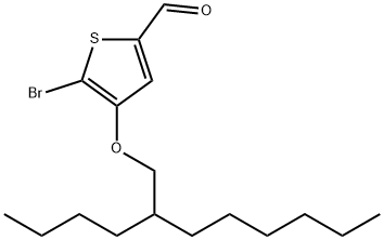 2-Thiophenecarboxaldehyde, 5-bromo-4-[(2-butyloctyl)oxy]- Struktur