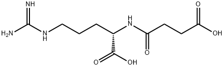 N2-(3-Carboxy-1-oxopropyl)-L-arginine Struktur