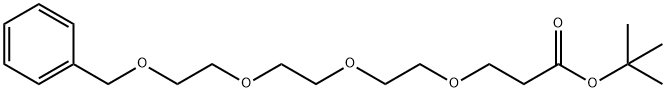 4,7,10,13-Tetraoxatetradecanoic acid, 14-phenyl-, 1,1-dimethylethyl ester Struktur