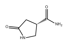 3-Pyrrolidinecarboxamide, 5-oxo-, (3S)- Struktur