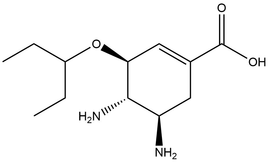 Oseltamivir Impurity 59 Struktur