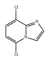 Imidazo[1,2-a]pyridine, 5,8-dichloro- Struktur