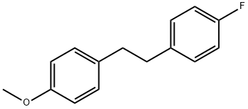 Benzene, 1-fluoro-4-[2-(4-methoxyphenyl)ethyl]- Struktur