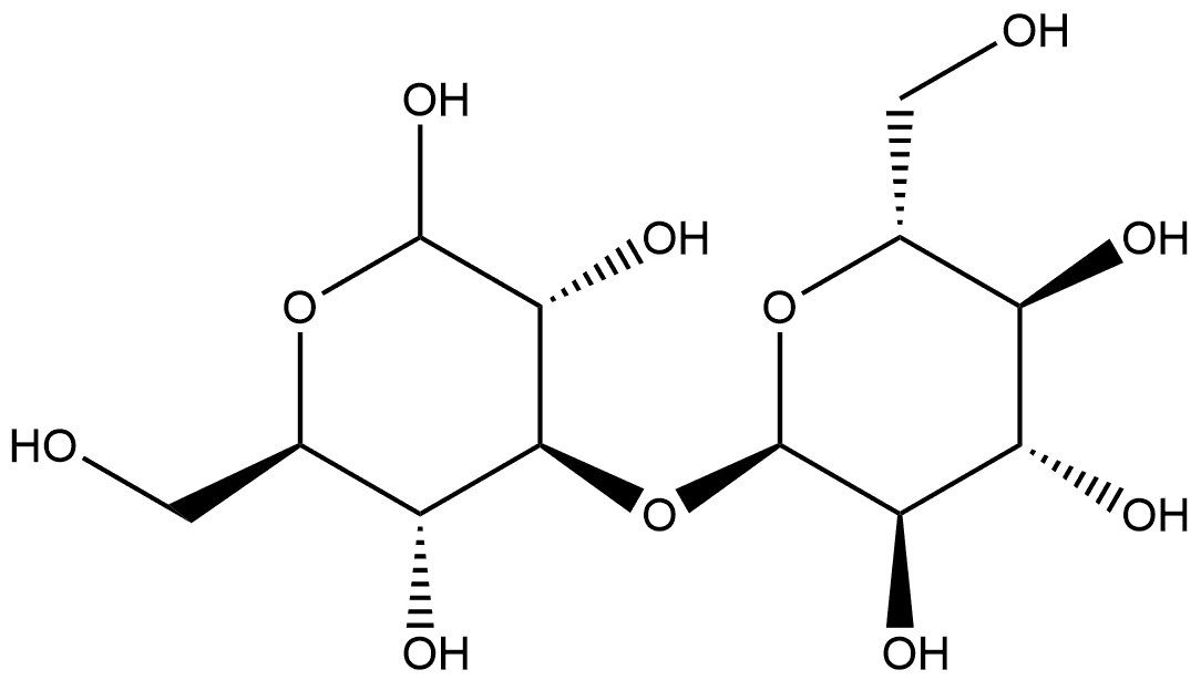 D-Glucopyranose, 3-O-α-D-glucopyranosyl- Struktur