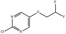 Pyrimidine, 2-chloro-5-(2,2-difluoroethoxy)- Struktur