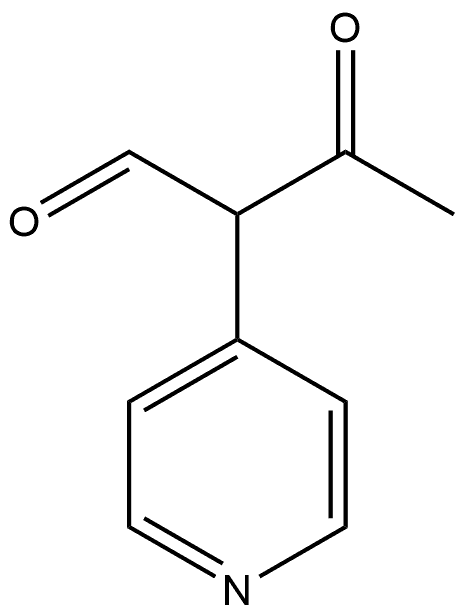 4-Pyridineacetaldehyde, α-acetyl- Struktur