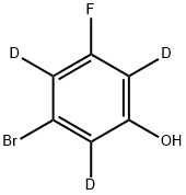 3-Bromo-5-fluorophen-2,4,6-d3-ol Struktur