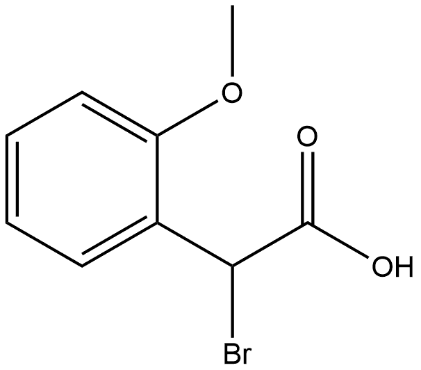 2-bromo-2-(2-methoxyphenyl)acetic acid Struktur