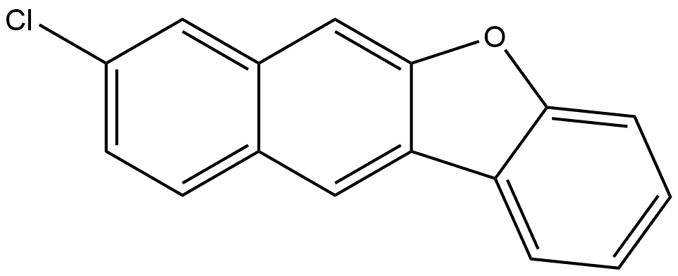 Benzo[b]naphtho[2,3-d]furan, 8-chloro- Struktur